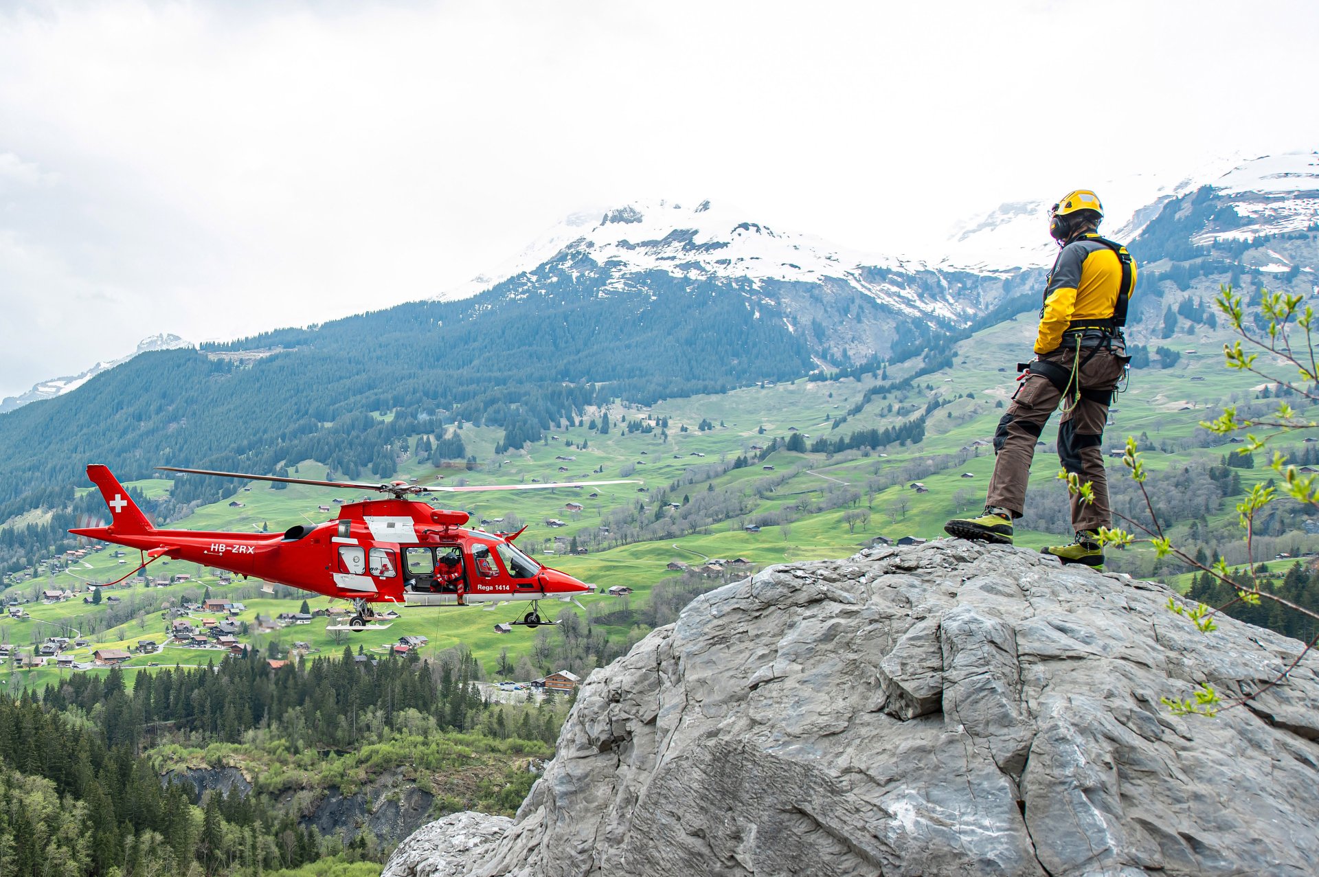 Rettungseinsatz der Rega Schweiz | © © 2024 Schweizerische Rettungsflugwacht Rega
