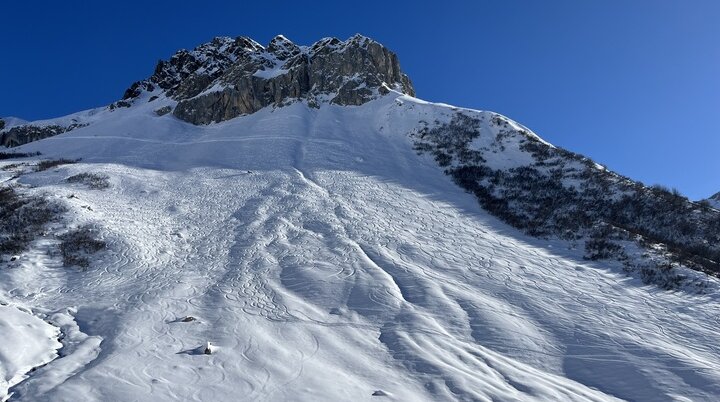 Freeride Ausfahrt Klosters-Davos | © DAV-FN / S. Schmidthuber