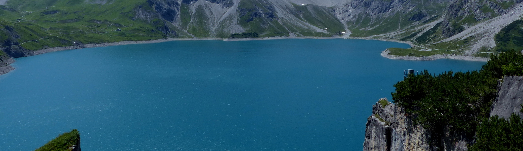 Blick über den Lünersee | © DAV-FN / H. Wilke