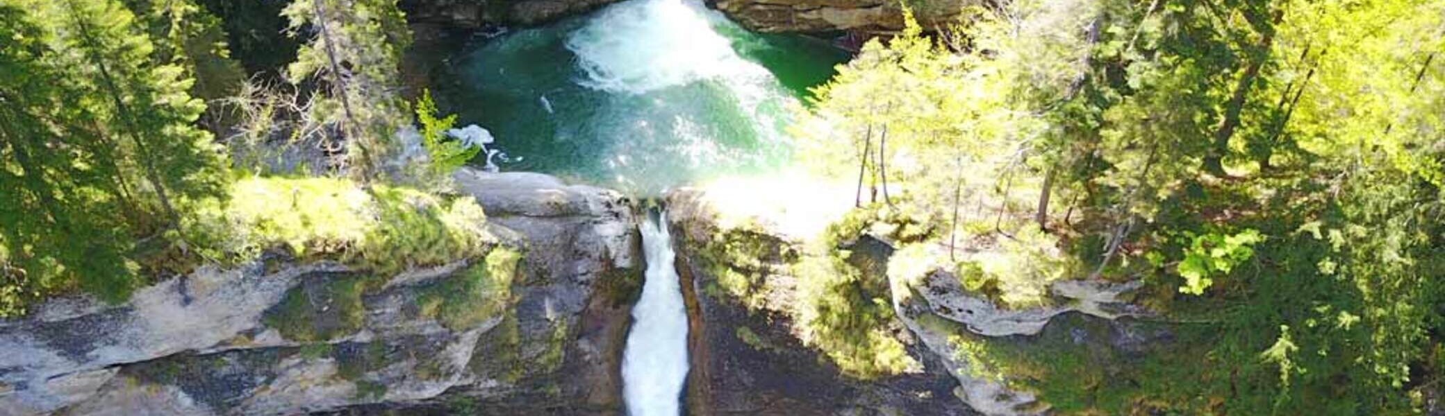 Oberer u. unterer Buchenegger Wasserfall - Sicht-von-oben | © www.buchenegger-wasserfaelle.de - R. Hartmann