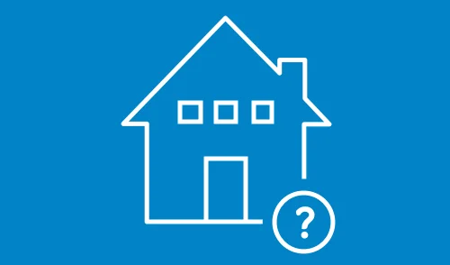 Hüttensuche  | © DAV Strichzeichnung der Giebelseite eines Hauses | © DAV